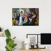 Philomena wordt berecht voor keizer Diocletianus Poster (Thuiskantoor)