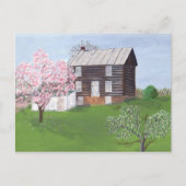 Philomont Log Cabin Briefkaart (Voorkant)
