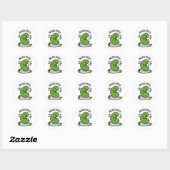 Philoso-pickle Grappige Pickle Ronde Sticker (Vel)