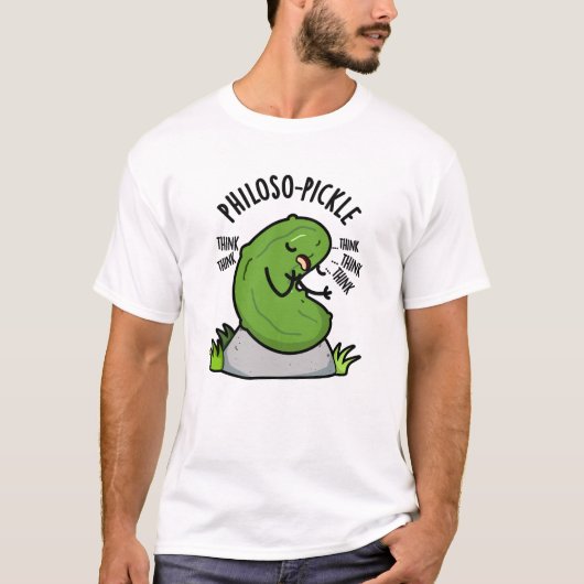 Philoso-pickle Grappige Pickle T-shirt (Voorkant)