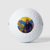 Philosopher Friedrich Nietzsche (door Edvard Munch Golfballen (Voorkant)