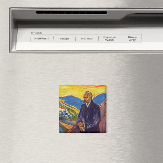 Philosopher Friedrich Nietzsche (door Edvard Munch Magneet (Insitu (Vaatwasser))