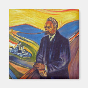 Philosopher Friedrich Nietzsche (door Edvard Munch Magneet