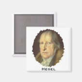 Philosopher Georg Hegel Magneet (Voorkant / Achterkant)
