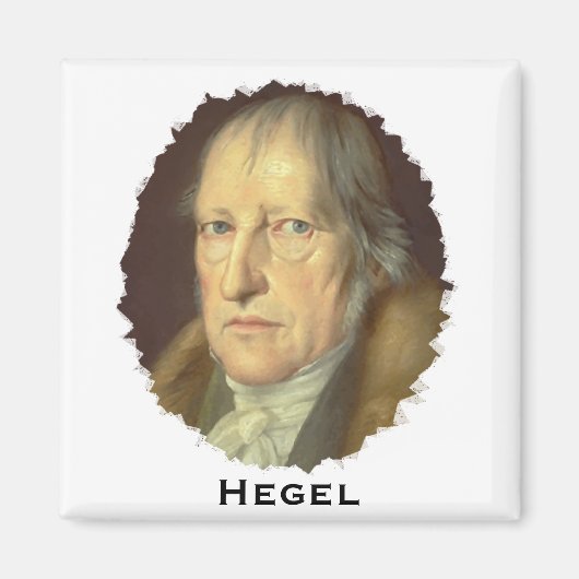 Philosopher Georg Hegel Magneet (Voorkant)