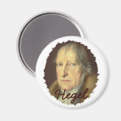 Philosopher Georg Hegel Magneet (Voorkant / Achterkant)
