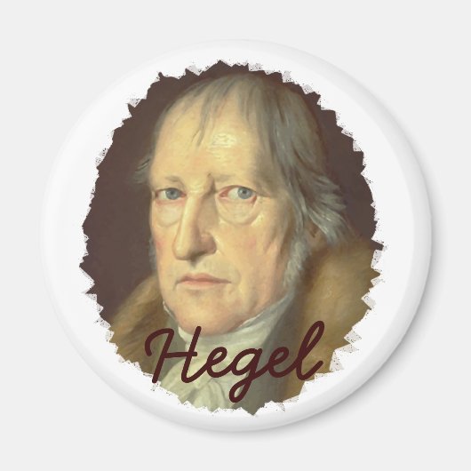 Philosopher Georg Hegel Magneet (Voorkant)