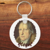 Philosopher Georg Hegel Sleutelhanger (Voorkant)