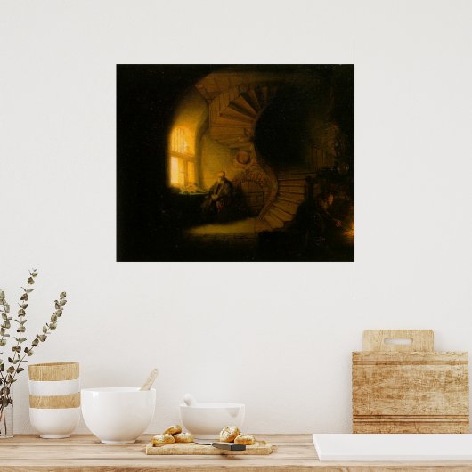 Philosopher in Meditation Poster (Keuken)