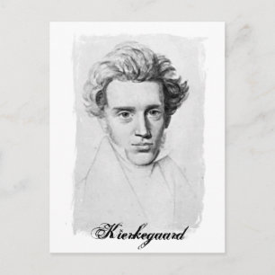 Philosopher Soren Kierkegaard Briefkaart