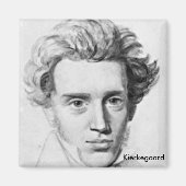 Philosopher Soren Kierkegaard Magneet (Voorkant)