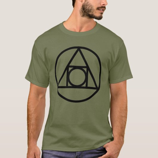 Philosopher's Stone - Ancient Truth Symbol T-shirt (Voorkant)