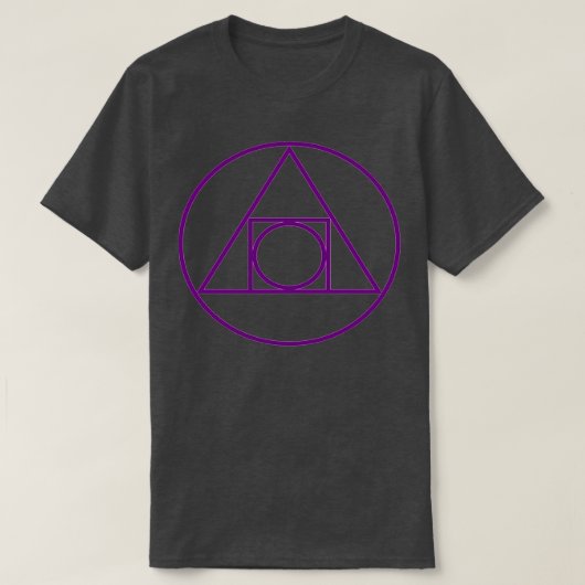 Philosopherx27s Stone Alchemy symbol T-shirt (Design voorkant)