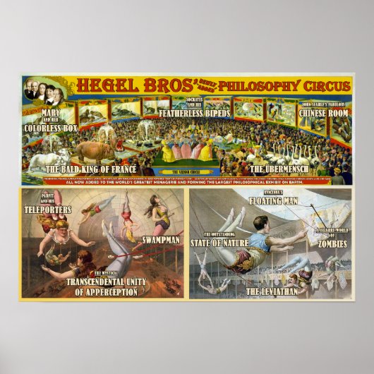Philosophy Circus Poster (Voorkant)