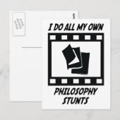Philosophy Stunts Briefkaart (Voorkant / Achterkant)