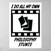 Philosophy Stunts Poster (Voorkant)