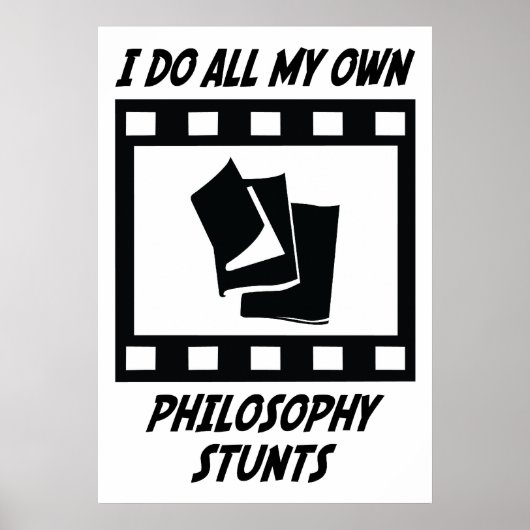 Philosophy Stunts Poster (Voorkant)