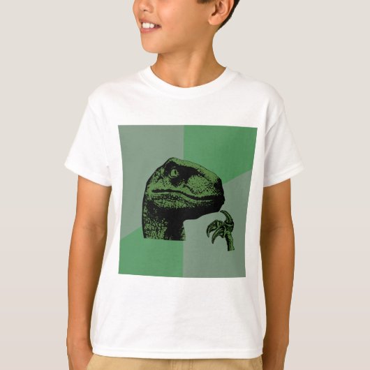Philosoraptor Dinosaur Advice Animal Meme T-shirt (Voorkant)