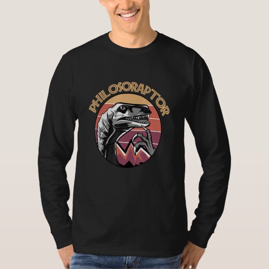 Philosoraptor-meme - Filosofie Dinosaurus T-shirt (Voorkant)