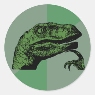 Philosoraptor Stickers