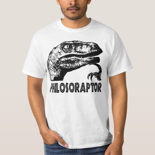 Philosoraptor T-shirt (Voorkant)