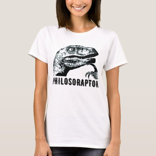 Philosoraptor T-shirt (Voorkant)