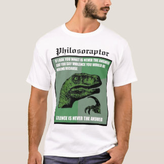 Philosoraptor T-shirt