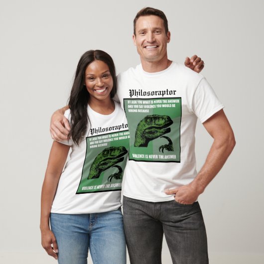 Philosoraptor T-shirt (Unisex)
