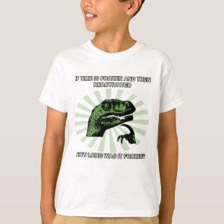Philosoraptor Time T-shirt