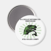 Philosoraptor Vegetariërs Magneet (Voorkant / Achterkant)