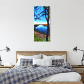 Philpott Lake in Virginia Canvas Afdruk (Insitu (Slaapkamer))