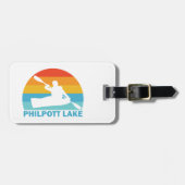 Philpott Lake Virginia Kajak Bagagelabel (Voorkant horizontaal)