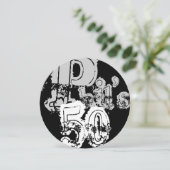 Phil's 50e (ronde) kaart (Staand voorkant)