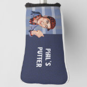 Phil's Putter Golfheadcover (Draai 90)