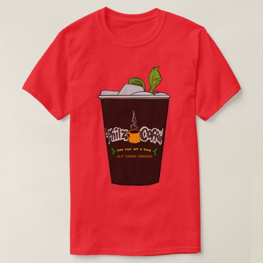Philz koffie t-shirt (Design voorkant)