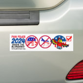 PHin Macht 2024 Partij Bumpersticker (Op auto)