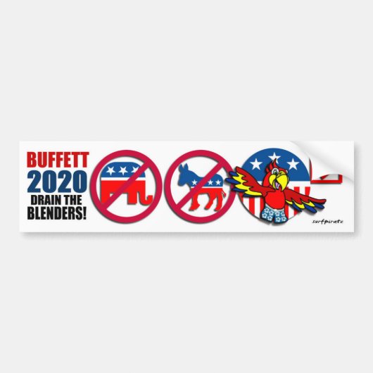 PHin Party 2020 voor Parrotheads Bumpersticker (Voorkant)