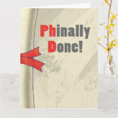 Phinaal Gedaan Kaart (Gele Bloem)