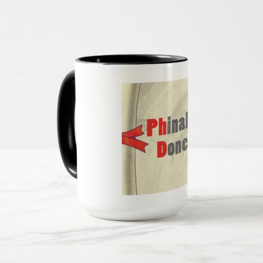 Phinaal Gedaan Mok (Voorkant links)