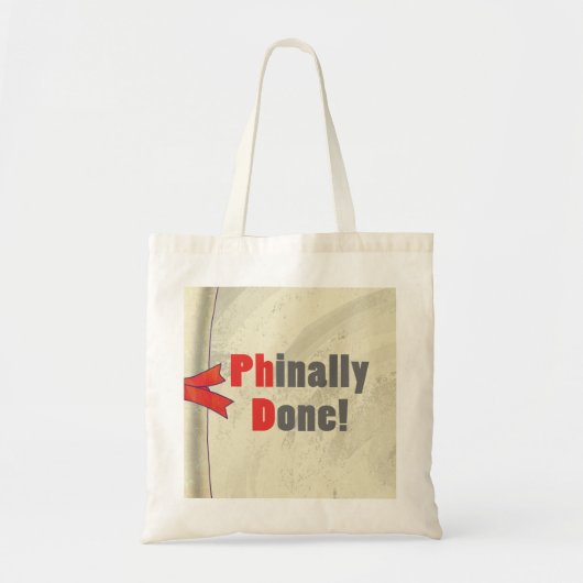 Phinaal Gedaan Tote Bag (Voorkant)