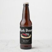 Phinaal gedaan - Zwart PHD-Afstuderen Citaat Desig Bier Etiket (Voorkant)