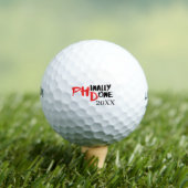 Phinaal-klaar - Funny PHD Afstuderen Quote Design Golfballen (Insitu Shirt)