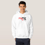 Phinaal-klaar - Funny PHD Afstuderen Quote Design Hoodie (Voorkant volledig)