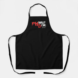 Phinally done - Black PHD Graduation Quote Design Schort