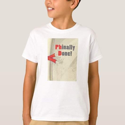 Phinally done Scroll T-shirt (Voorkant)