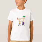 Phineas en Ferb Cartoon kinder tshirts (Voorkant)