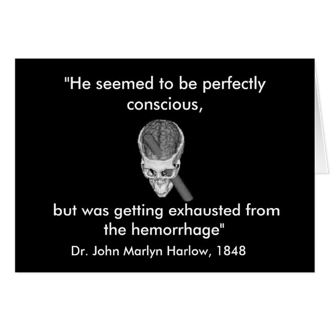 Phineas Gage Card (Voorkant Horizontaal)