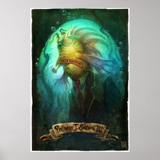 Phineas J. Saltoni III Print (Voorkant)