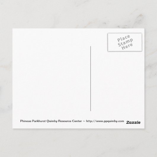 Phineas Parkhurst Quimby 004 Briefkaarten (Achterkant)