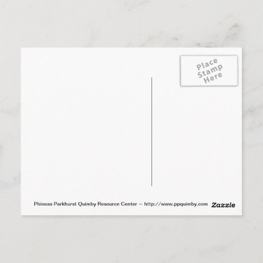 Phineas Parkhurst Quimby 006 Briefkaarten (Achterkant)